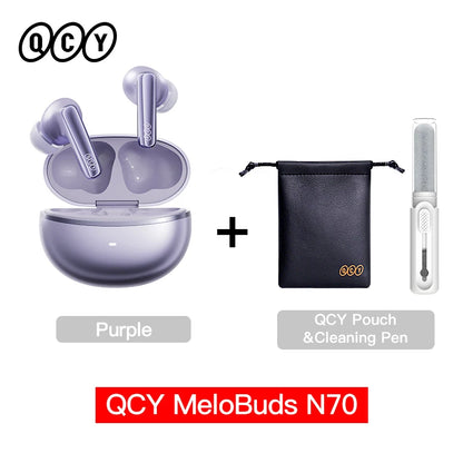 QCY MeloBuds N70 Adaptive ANC Wireless Earbuds Bluetooth