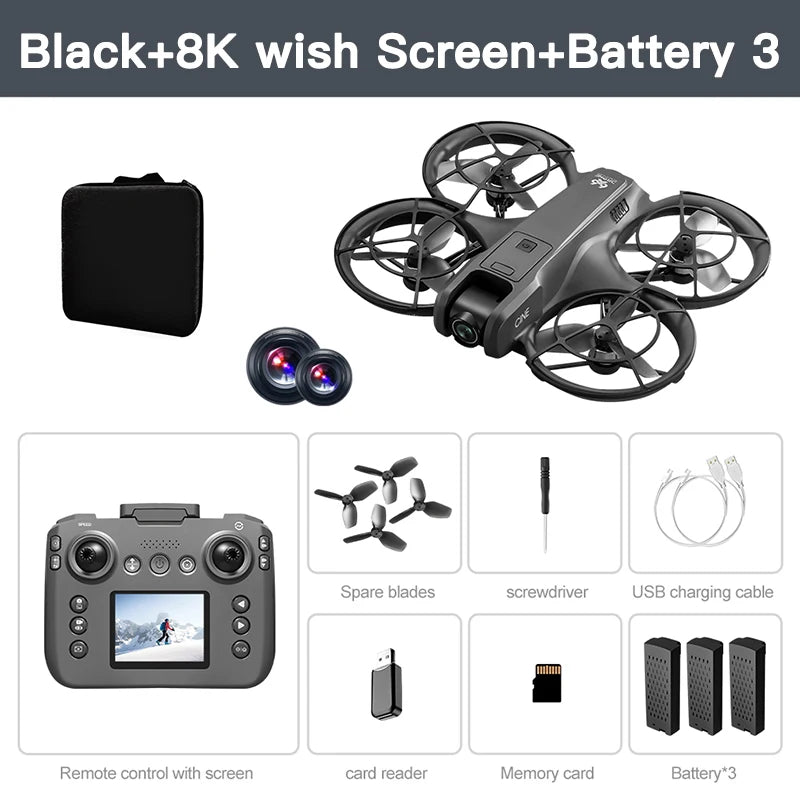 Lenovo V666 Mini Drone 4K Professional Aerial 8k Dual Camera