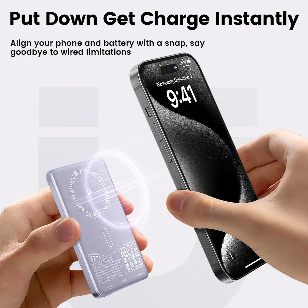 Toocki Magenetic PowerBank 10000mAh 15W Wireless Charging