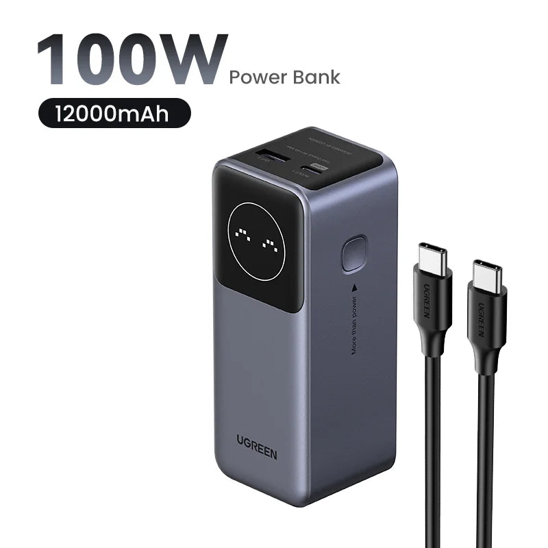 UGREEN Nexode Mini 100W 12000mAh Power Bank 20000mAh