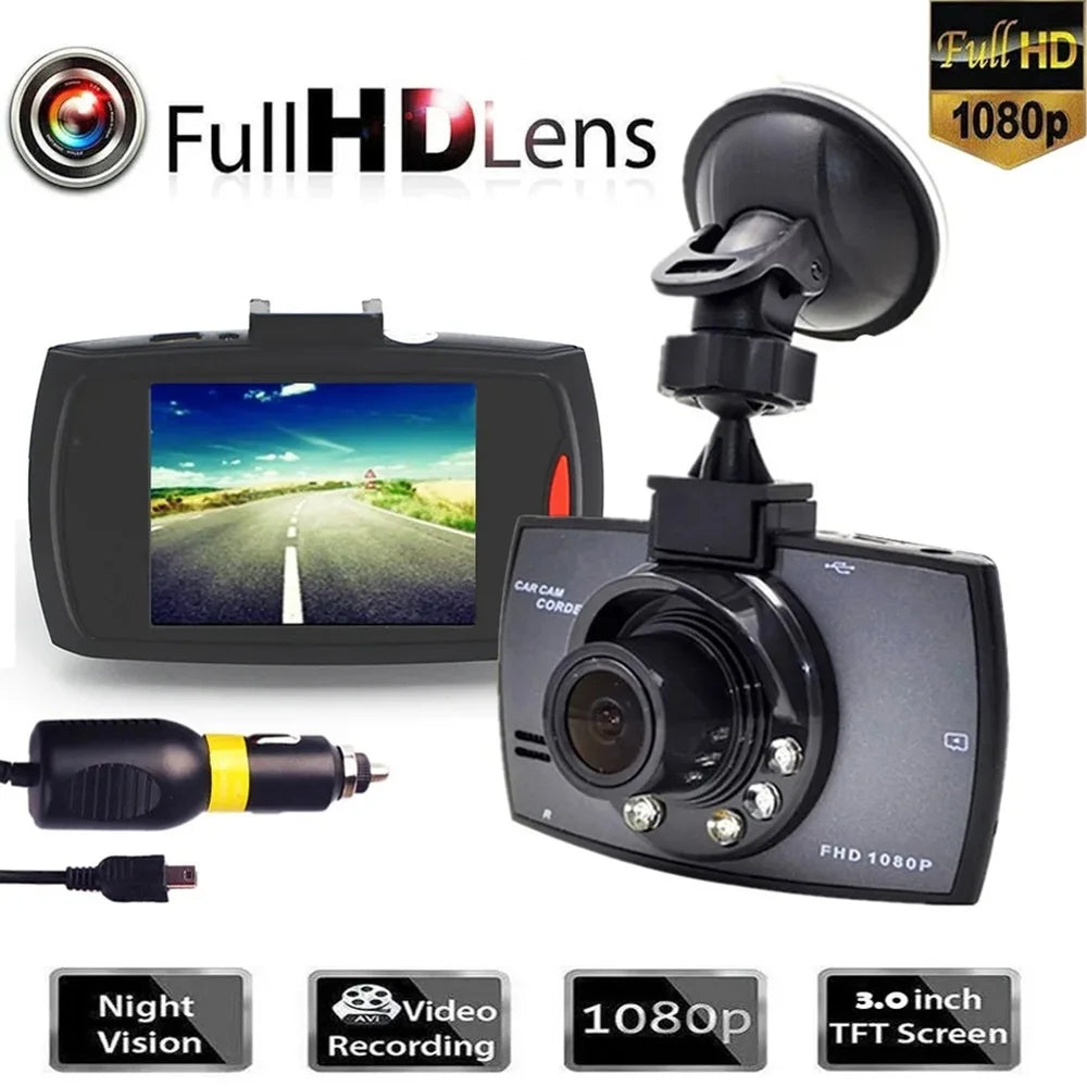 XUSHIDZ 1080P Dash Camera Car Camera Night Vision