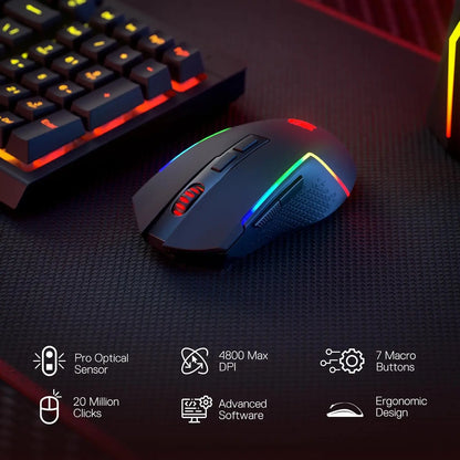 Redragon S142 Wireless Gaming Keyboard & Mouse Combo