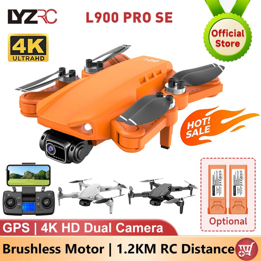 LYZRC Official L900 PRO SE Brushless Motor GPS 4K Professional Drone