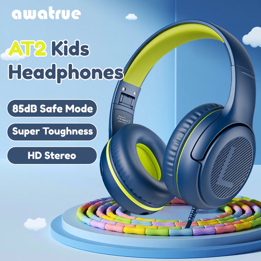 AWATRUE AT2 Headset,3.5mm Surround Stereo Gaming Headphones with Mic