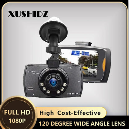 XUSHIDZ 1080P Dash Camera Car Camera Night Vision