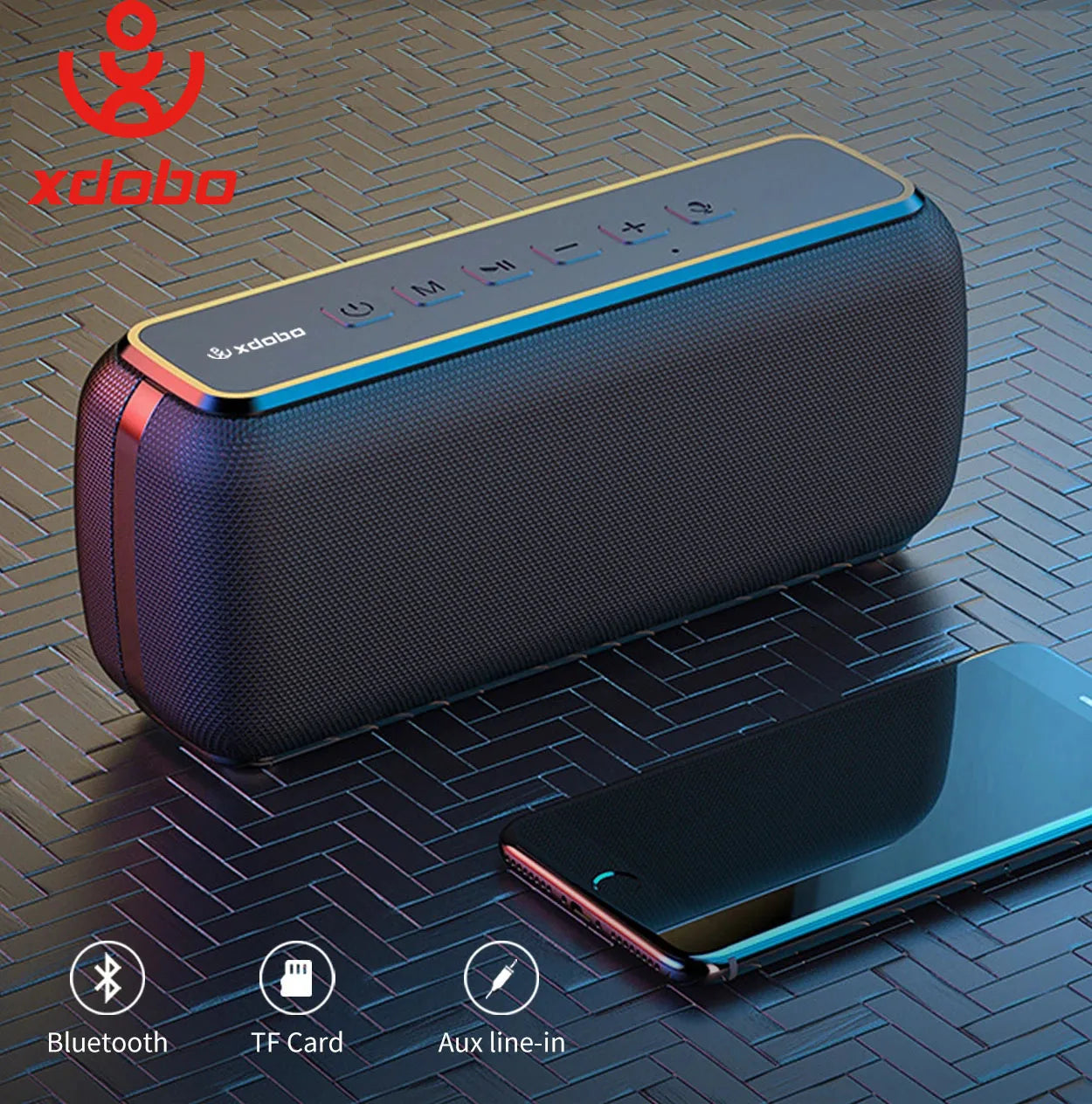 XDOBO X8 60W Portable Outdoor Speakers Bluetooth Wireless
