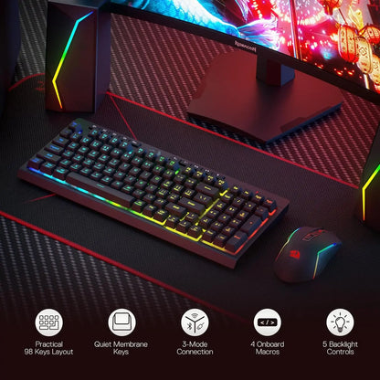 Redragon S142 Wireless Gaming Keyboard & Mouse Combo