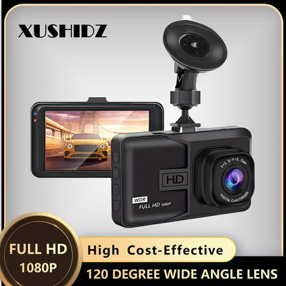 XUSHIDZ NEW 1080P HD Dash Camera Loop Recording Car Vehicle DVR