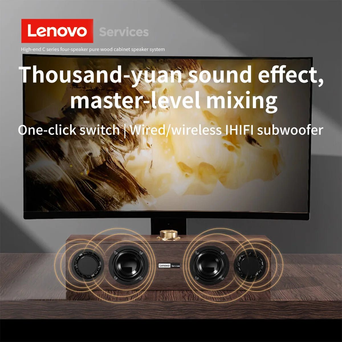 Lenovo C02 Multimedia Speaker Bluetooth Speaker Subwoofer