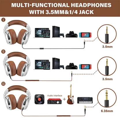 Oneodio Wired HiFi Headphones Professional Studio DJ Headphones