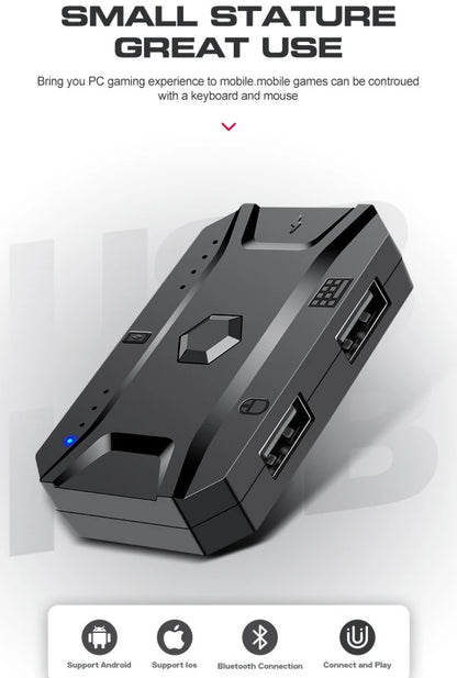 Kit Mobilador Gamer Kit Gaming Keyboard Mouse Mobile Games Converter 3 In 1 Combo