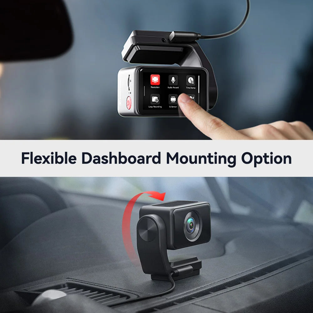 REDTIGER  A4 4k Dash Cam Front and Rear Drive Recorder