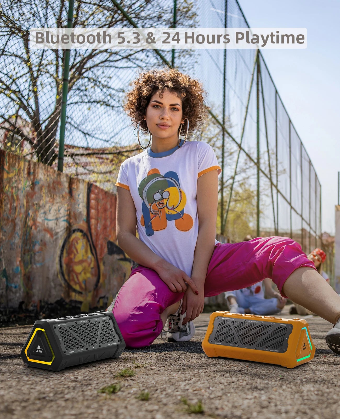 MLOVE P3 Outdoor Bluetooth Speaker, 40W