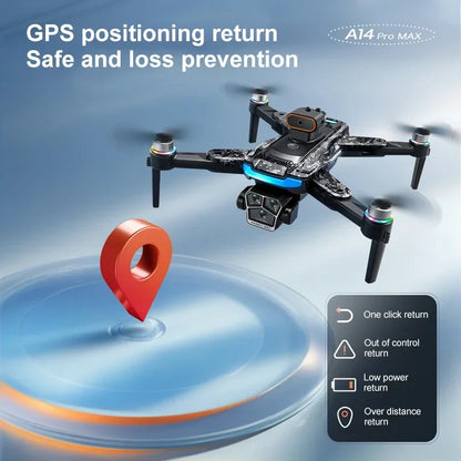 Xiaomi A14Pro Max Drone 8K HD Three Camera
