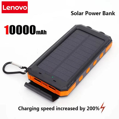 Lenovo 50000mAh Solar Power Bank Portable Charging