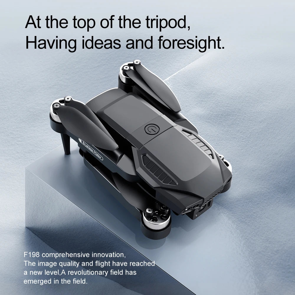 New F198 Drone Professional Dual Camera With 1080P