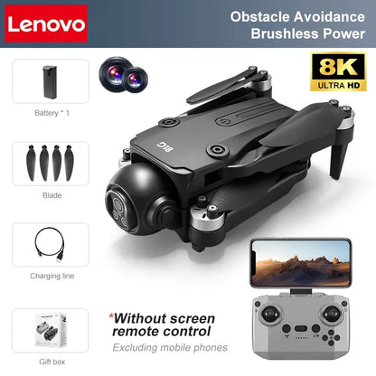 Lenovo D18 Drone 8K Aerial HD Dual-Camera Intelligent Obstacle