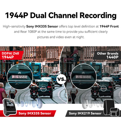 DDPAI Z40 Dash Cam Car Camera Recorder Sony