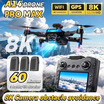 For Genuine A14 Pro Max GPS Brushless 8K Three Camera Foldable