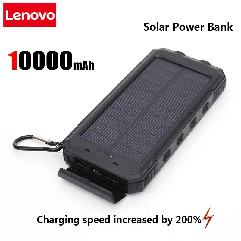 Lenovo 50000mAh Solar Power Bank Portable Charging
