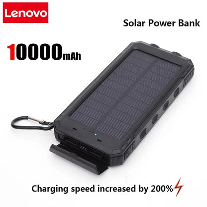 Lenovo 50000mAh Solar Power Bank Portable Charging