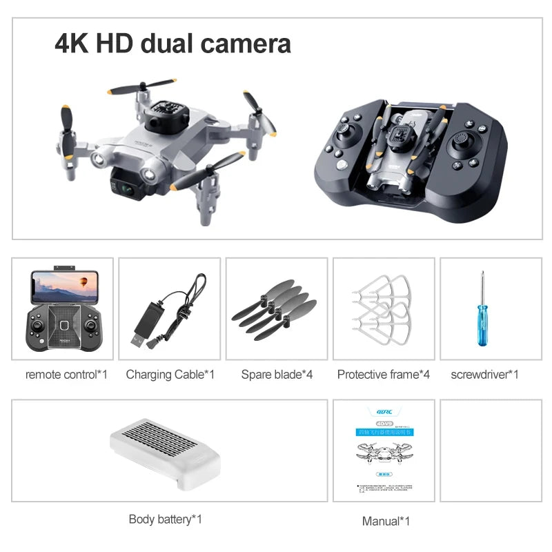 4DRC V30 Mini Drone with Camera HD 4K 1080P FPV RC Drones