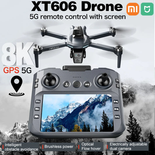 XIAOMI NEW XT606 GPS Drone 8K HD