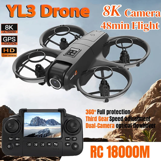 YT3 Drone 8K 5G GPS Professional HD Aerial Photography