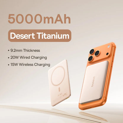 Baseus 5000mAh Magnetic Power Bank 15W Wireless