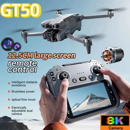 GT50 RC Drone 8K HD Aerial Photography Remote Control Aircraft