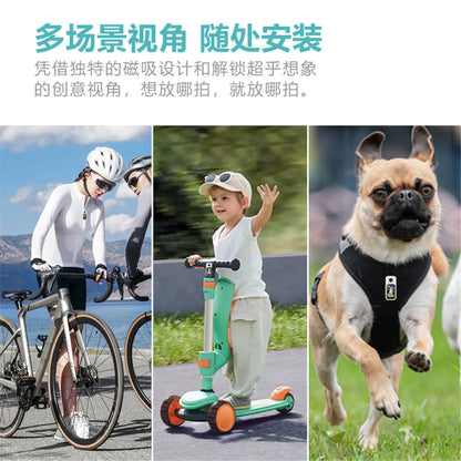 Magnetic Thumb Camera S70 4K HD Wearable Sports Action Camera Long Battery Life Cycling Motorcycle Ideal Halloween Gift