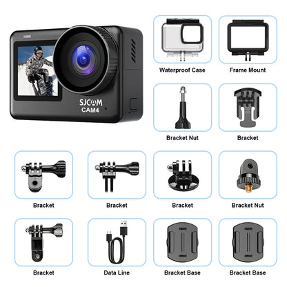 SJCAM Flagship CAM4 Action Camera 4K 2.33" Touch Screen Waterproof 5G WiFi Active HDR Video action cam camera sport