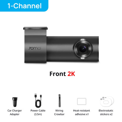 70mai Dash Cam M310 Plus 2K English Voice Control 1440P WDR