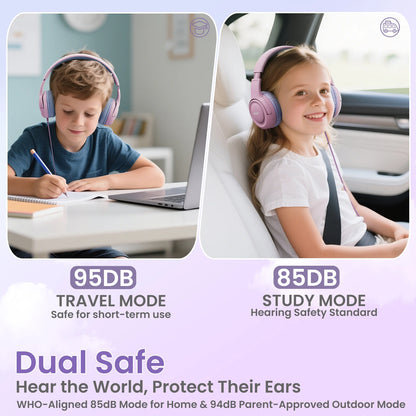 Acer HK03 Kids Wired Headphones for School 85/94dB Volume Limiter