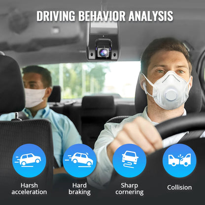Jimiiot JC400P 4G Dual Dash Cams with Live Video Car Camera