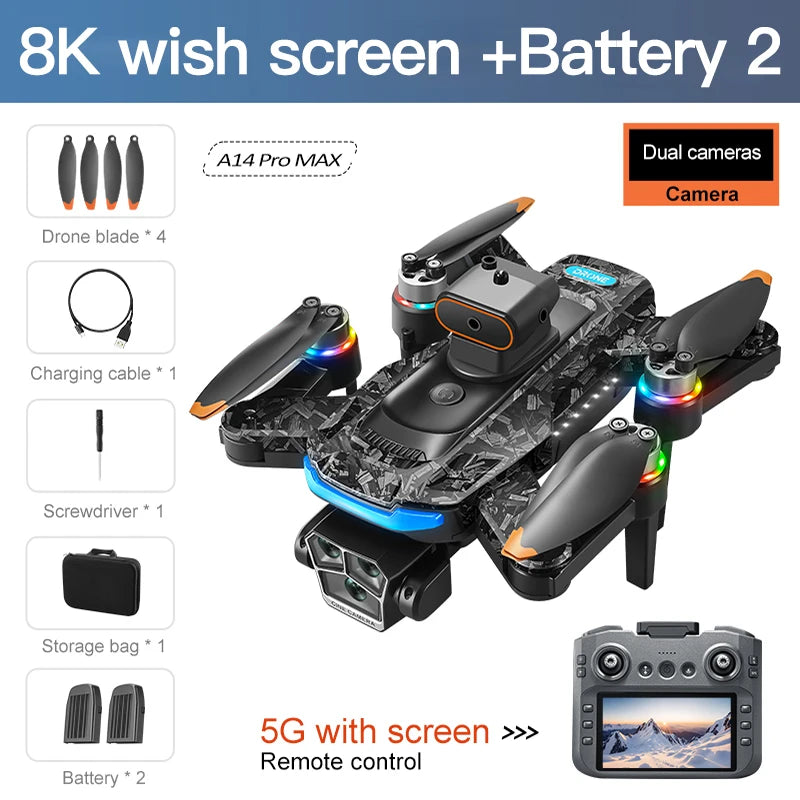 Lenovo  A14Pro max GPS Brushless 8K three Camera