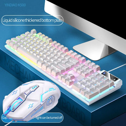 Pink Keyboard and Mouse Set 2 in 1 Combos