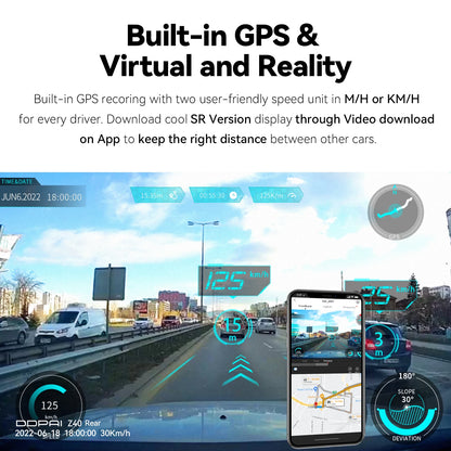 DDPAI Z40 Dash Cam Car Camera Recorder Sony