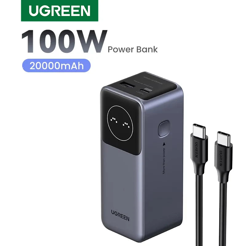 UGREEN Nexode Mini 100W 12000mAh Power Bank 20000mAh