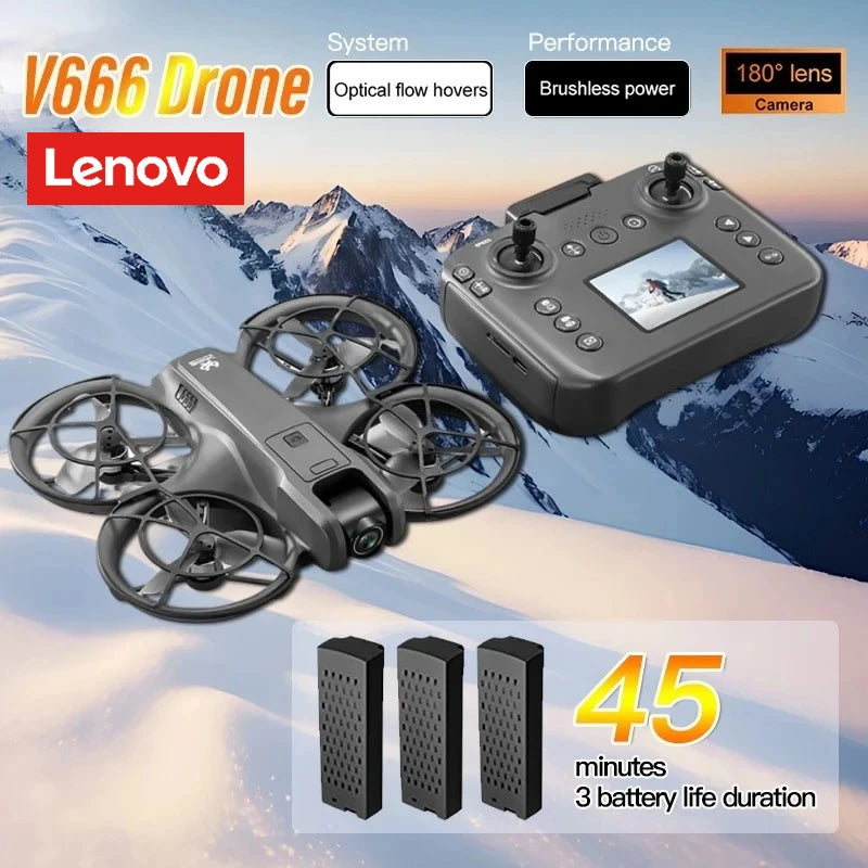 Lenovo V666 Mini Drone 4K Professional Aerial 8k Dual Camera