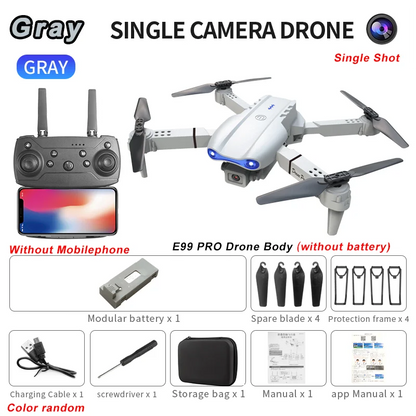 2024 E99Pro RC Drone 4K Professinal With 1080P Wide Angle