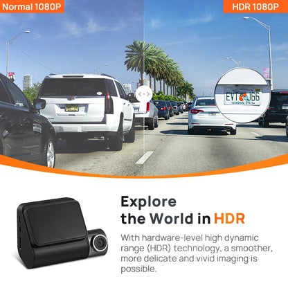 Global 70mai Dash Cam A200 Dual-channel Record 1080P HDR