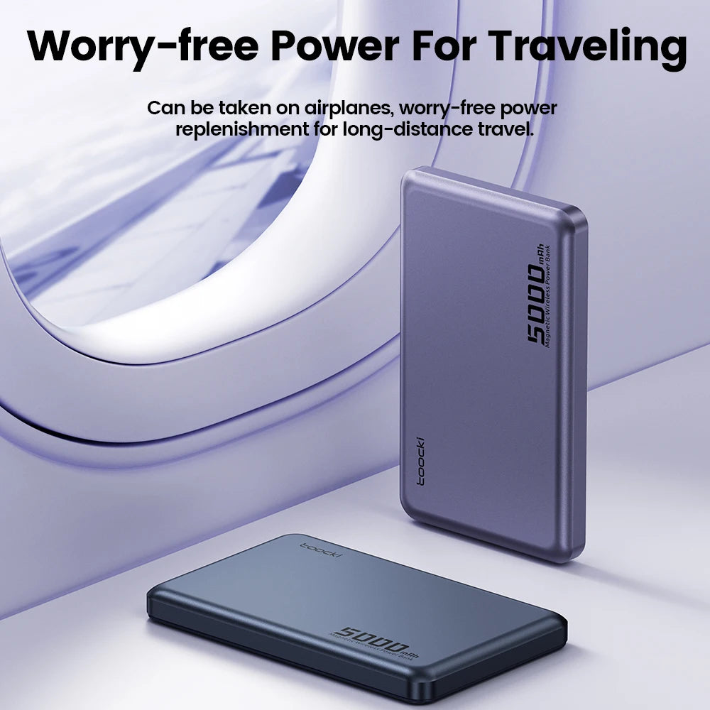 Toocki Magenetic PowerBank 10000mAh 15W Wireless Charging