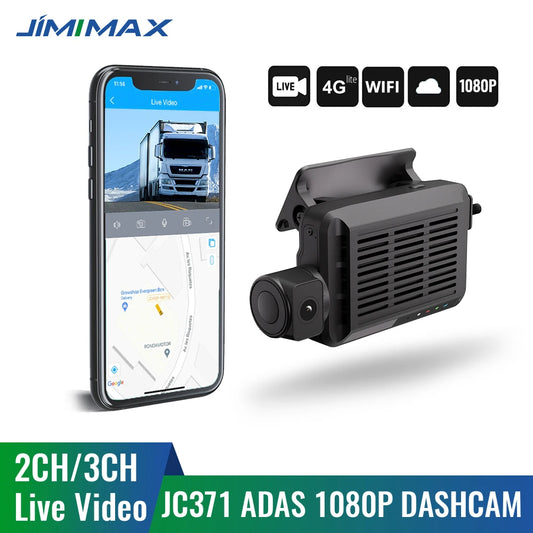 JIMIMAX JC371 ADAS DVR Camera Max 3 Channels Dashcam