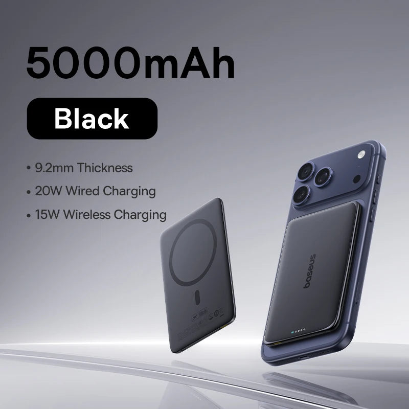 Baseus 5000mAh Magnetic Power Bank 15W Wireless