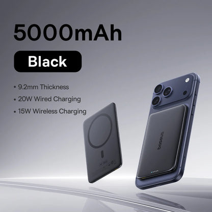 Baseus 5000mAh Magnetic Power Bank 15W Wireless