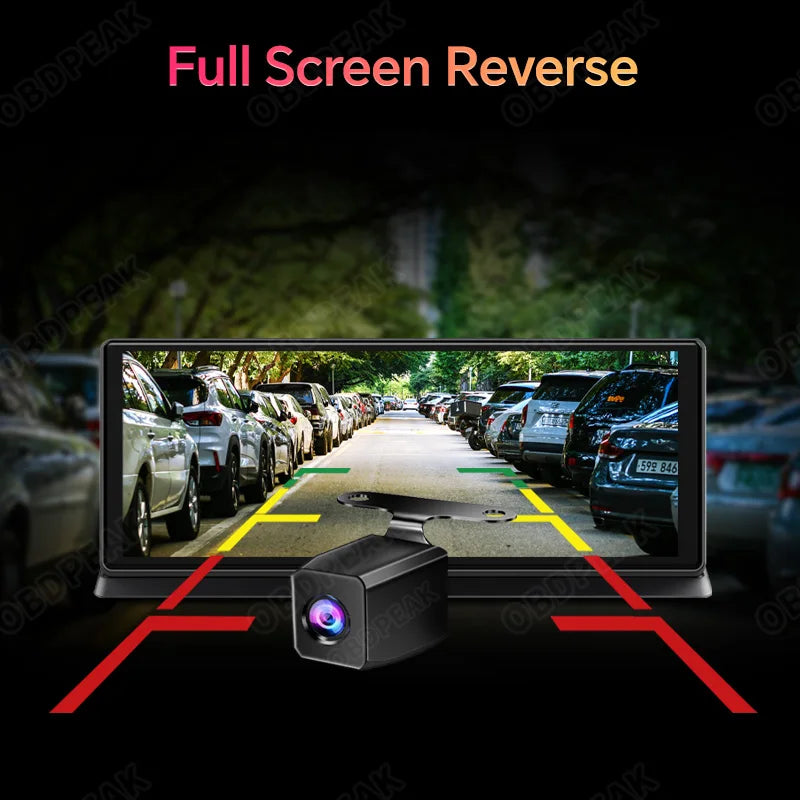 K2 Pro 11.3" Car DVR 4K Camera Wireless Carplay Android auto Ai Screen