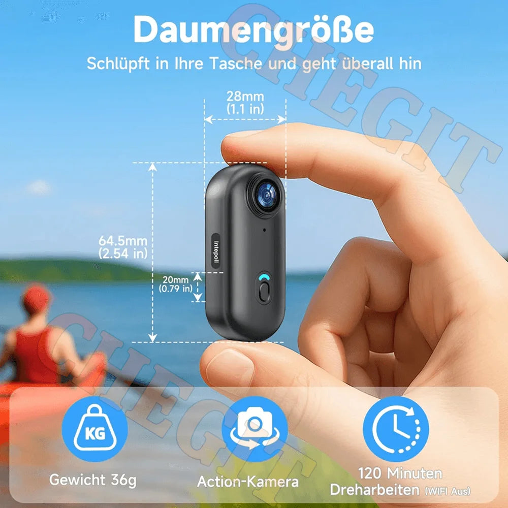 4K WiFi HD POV Magnetic Mini Action Camera Wireless