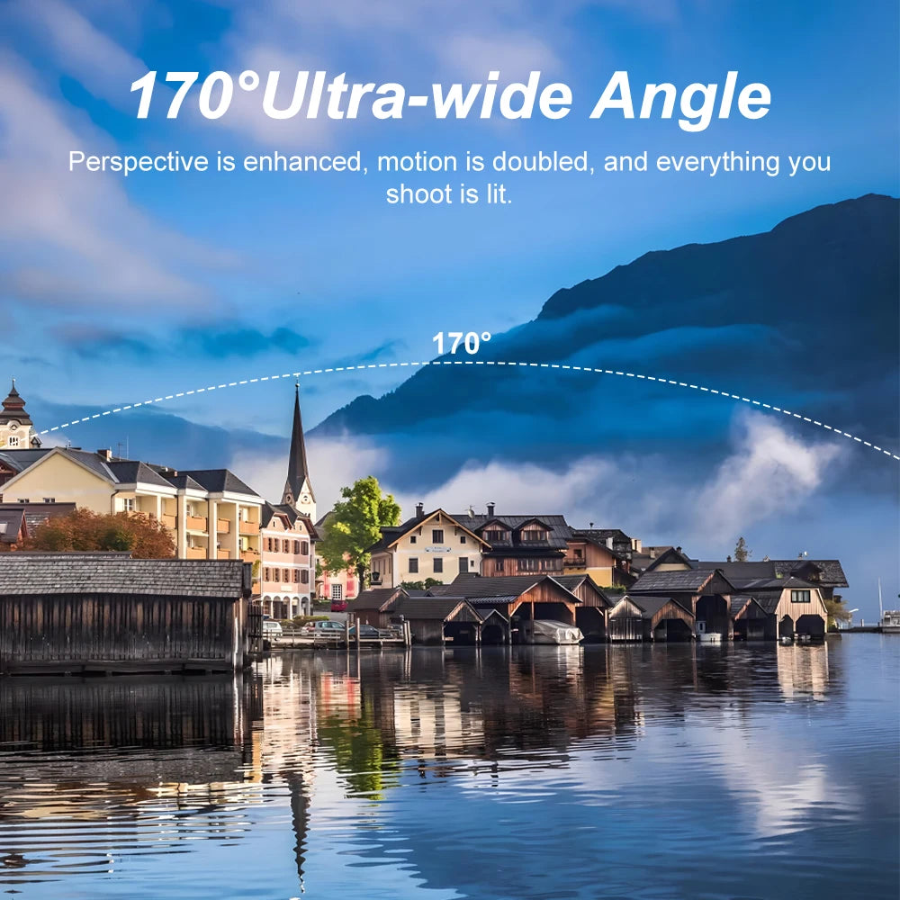 Ourlife 4K Action Camera Ultra HD 16MP WiFi 2.0 inch Screen