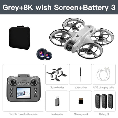 Lenovo V666 Mini Drone 4K Professional Aerial 8k Dual Camera